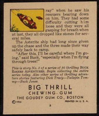 R24 1934 Goudey Big Thrill Booklets